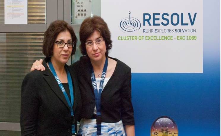  (l-r) Profs. Irit Sagi and Martina Havenith at the opening ceremony for the launch of the Ruhr University Bochum’s Cluster of Excellence RESOLV